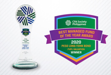 EastWest Peso Long Term Bond Fund  named as one of the best managed funds of 2020