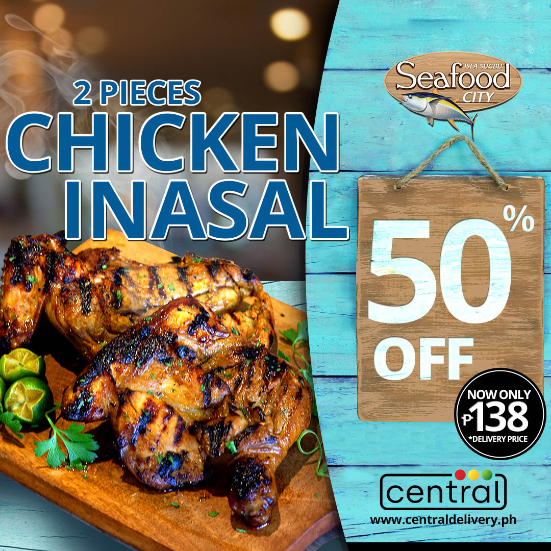 Enjoy 50% off Isla Sugbu Seafood City’s Chicken Inasal