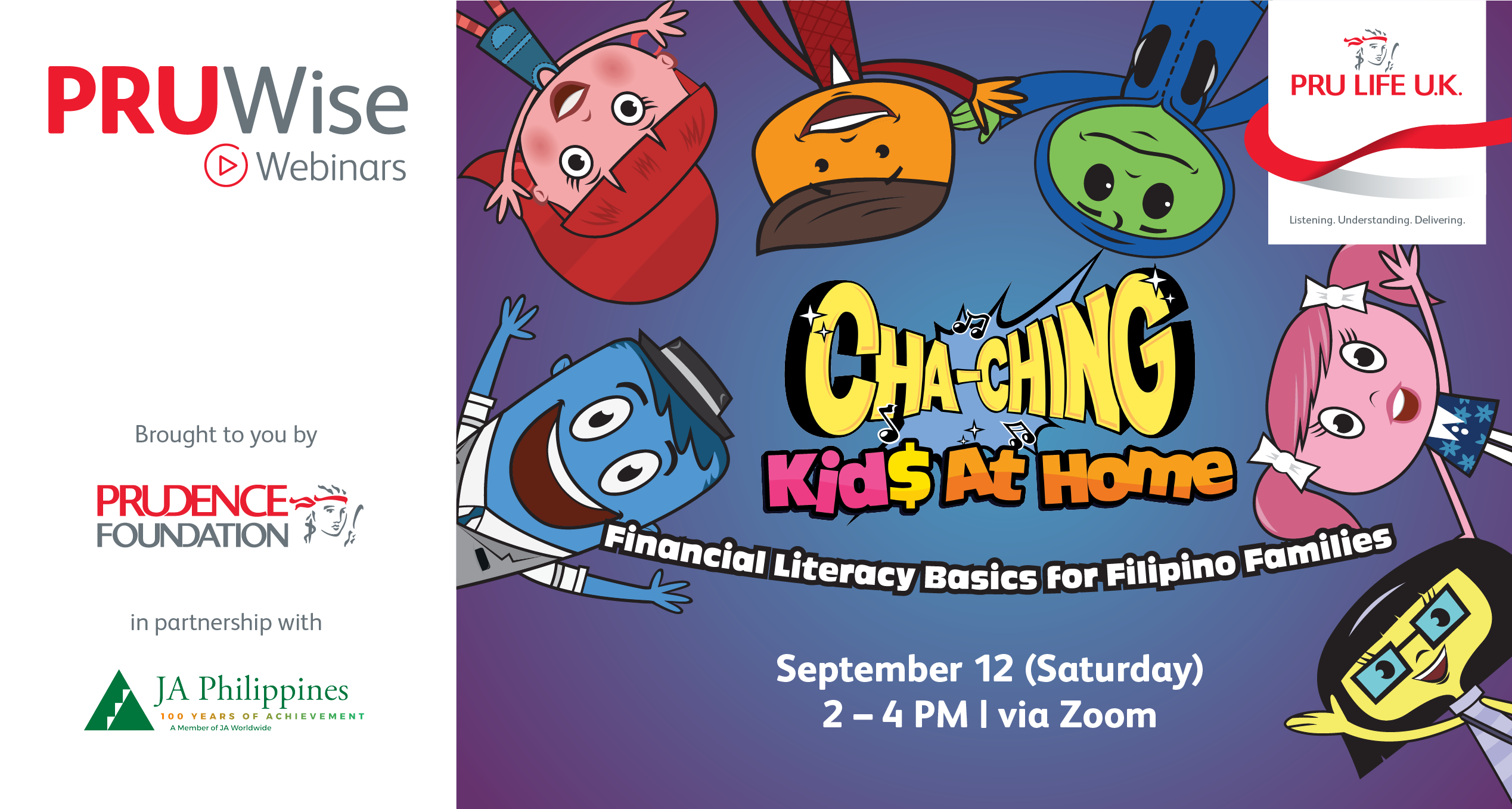 Pru Life UK offers free webinar on financial literacy featuring Cha-Ching Kid$ at Home resources