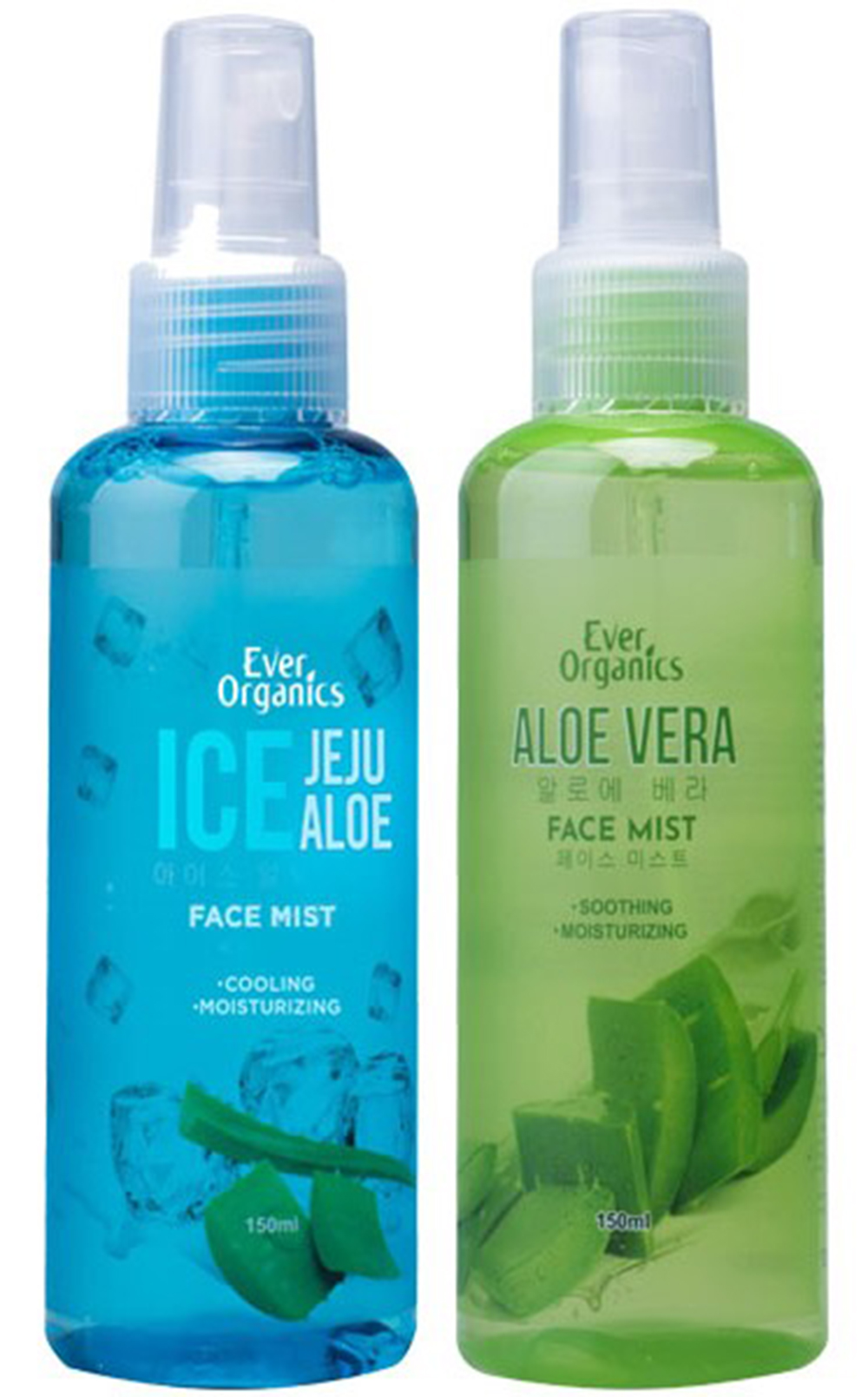 Keep skin fresh and glowing  with Ever Organics Ice Jeju Aloe Face Mist