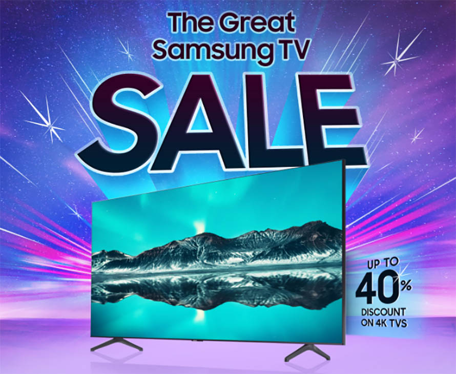 Are you ready for the Greatest Samsung TV Sale yet?