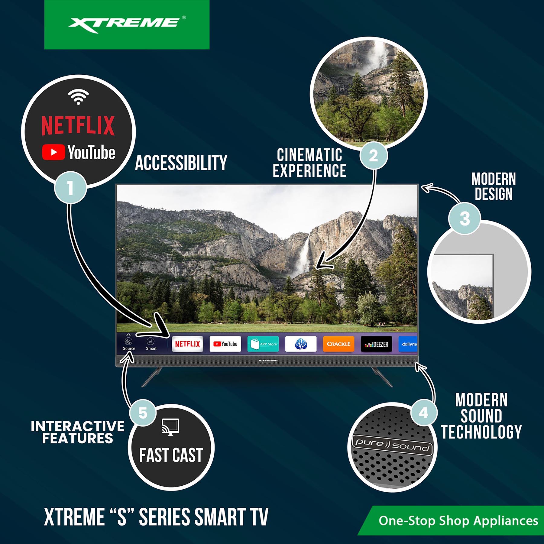 Five reasons to choose the Xtreme S Series Smart TV for your next home entertainment