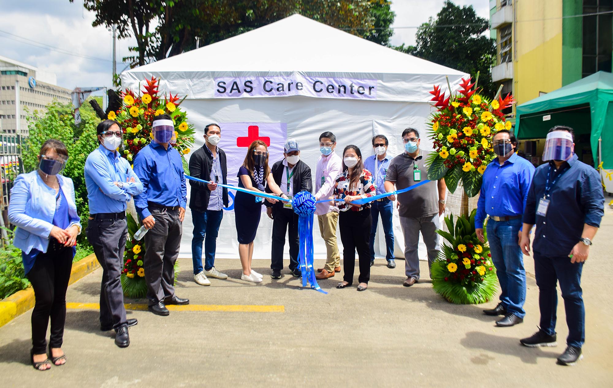 SAS contributes towards the fight against the pandemic, by setting up a care centre in Philippines