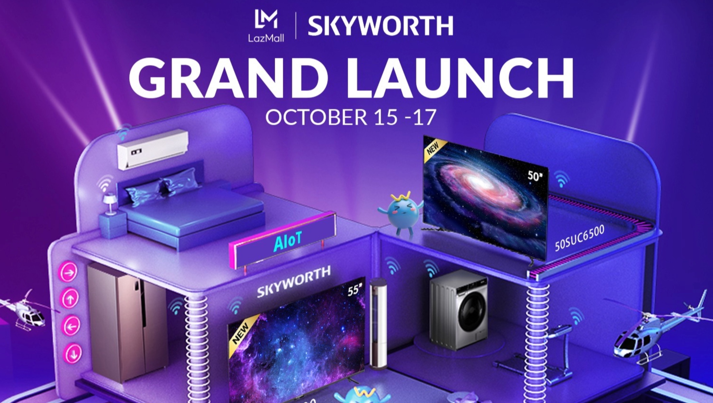 Skyworth now available on its official flagship store on Lazada Mall