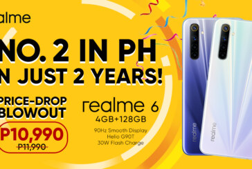realme is top 2 smartphone brand in PH, celebrates with a price drop on midrange beast realme 6