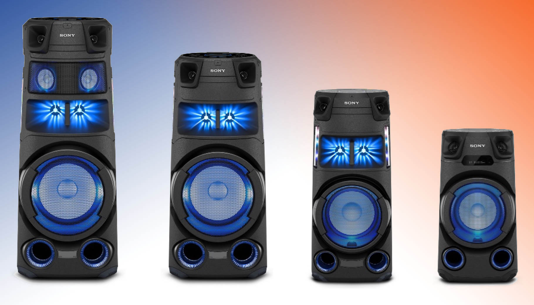Introducing Sony’s new line-up of High Power Audio Systems for the ultimate entertainment