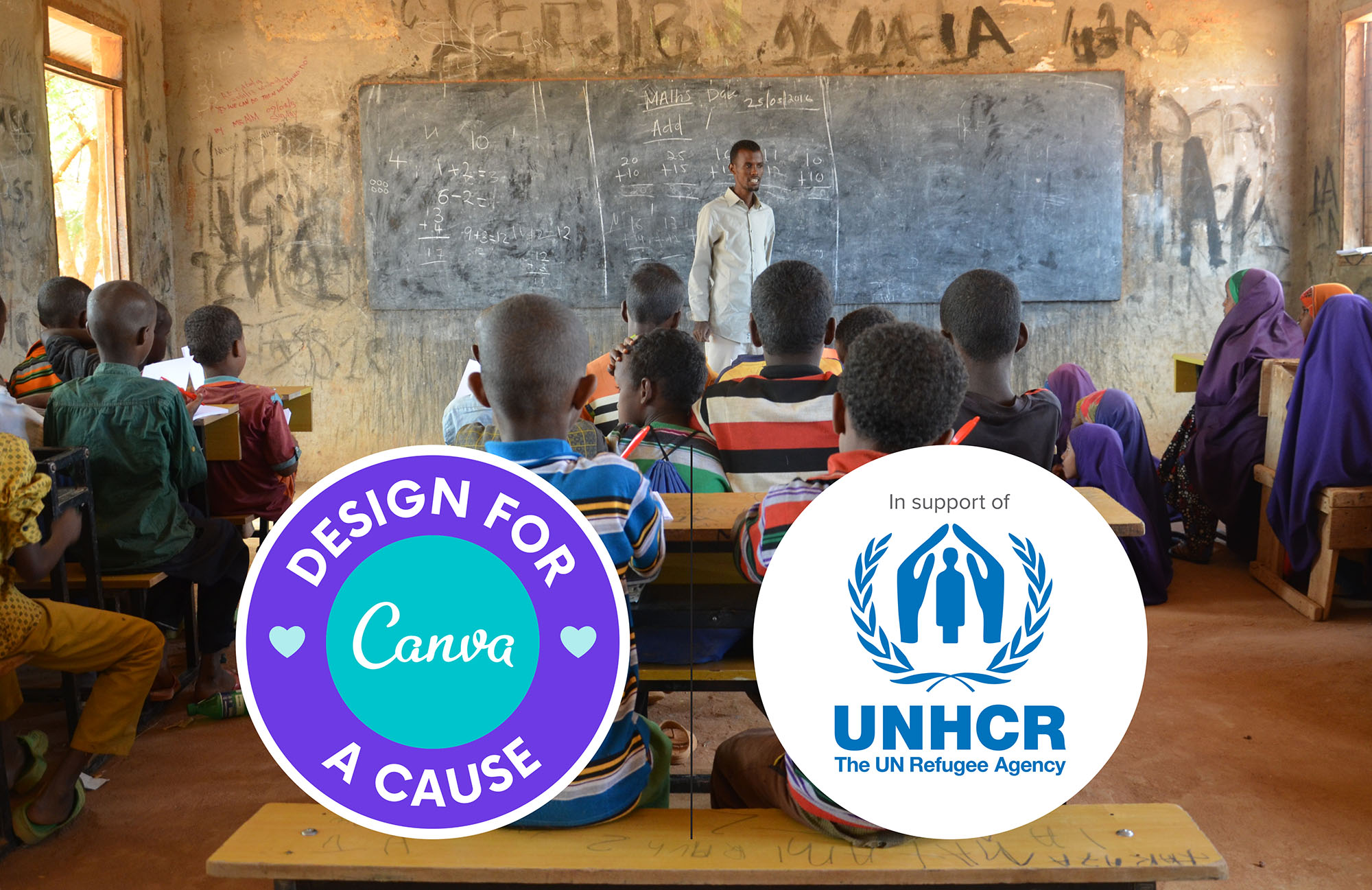 Canva Launches #DesignForACause to Support UNHCR’s refugee education program