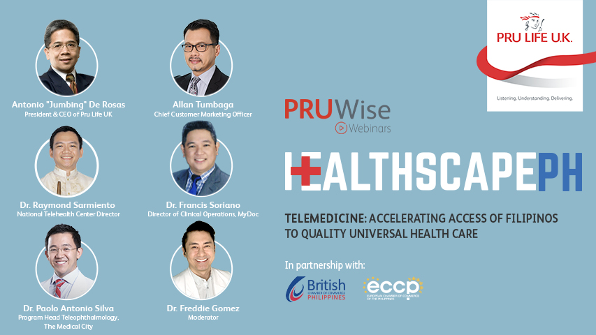 Pru Life UK spearheads discussions on Telemedicine at PRUWise Webinar’s Healthscape PH