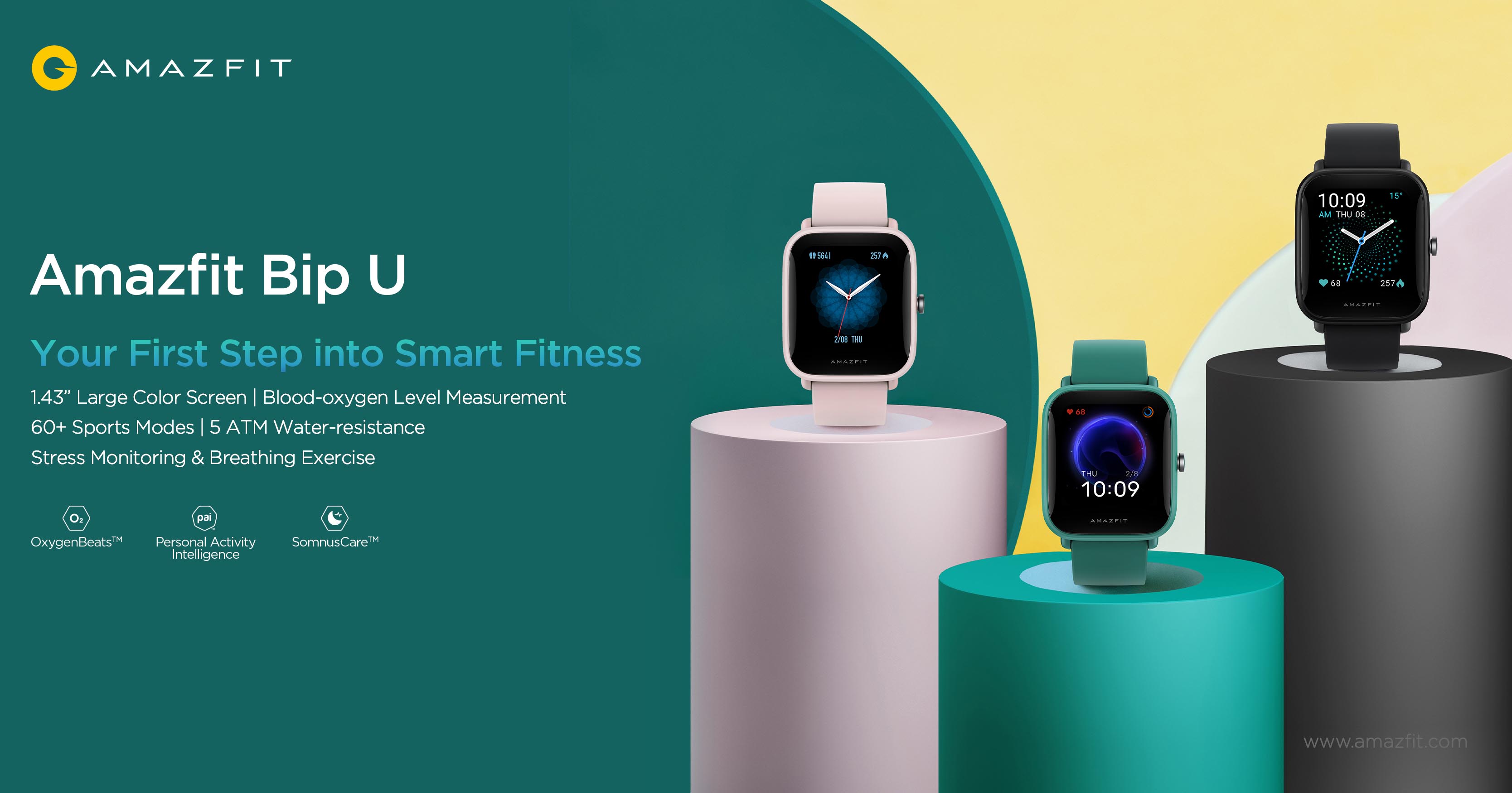 Step into smart fitness with Amazfit Bip U now available on Shopee starting November 23