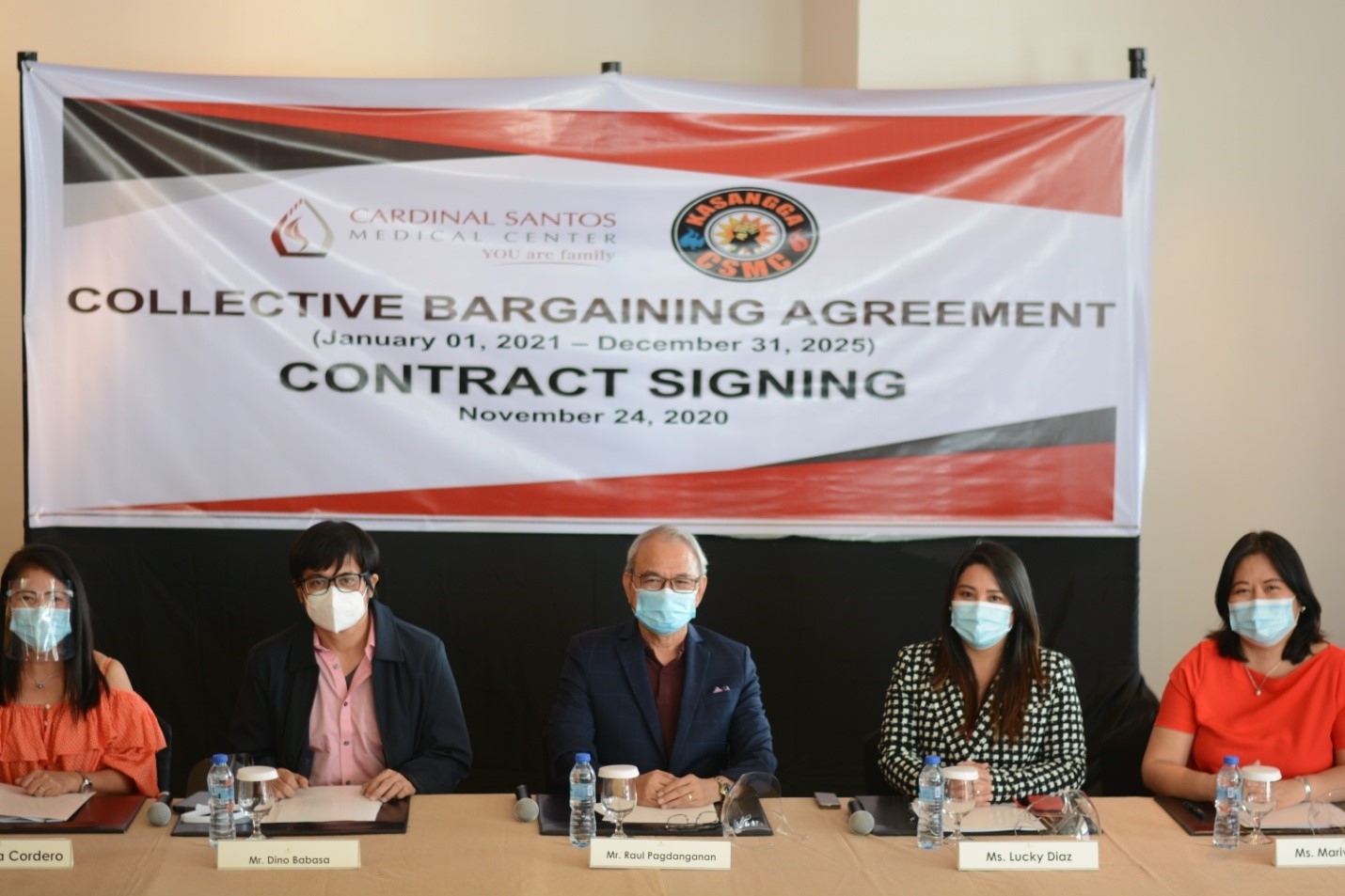 Cardinal Santos Medical Center Signs Collective Bargaining Agreement