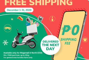 Shop via SM Malls Online mobile app and get free shipping this December!