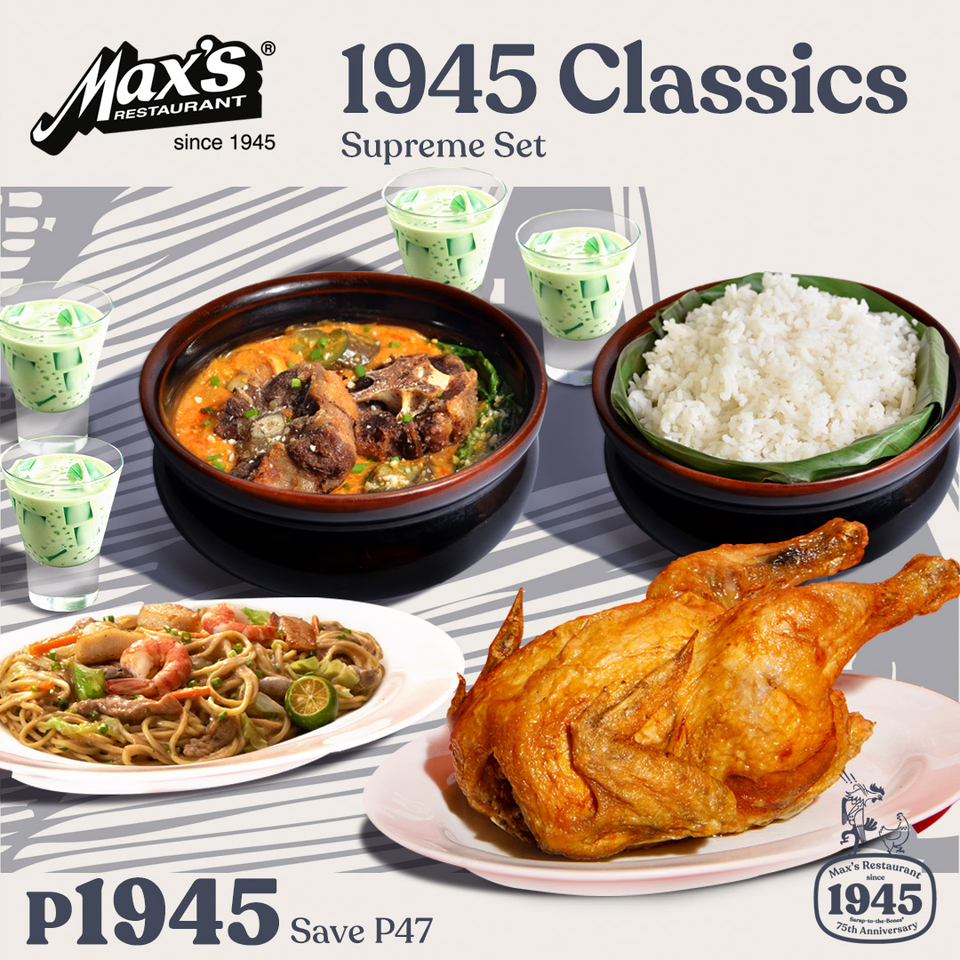 Spread the Christmas cheer with these Max’s Group December promos