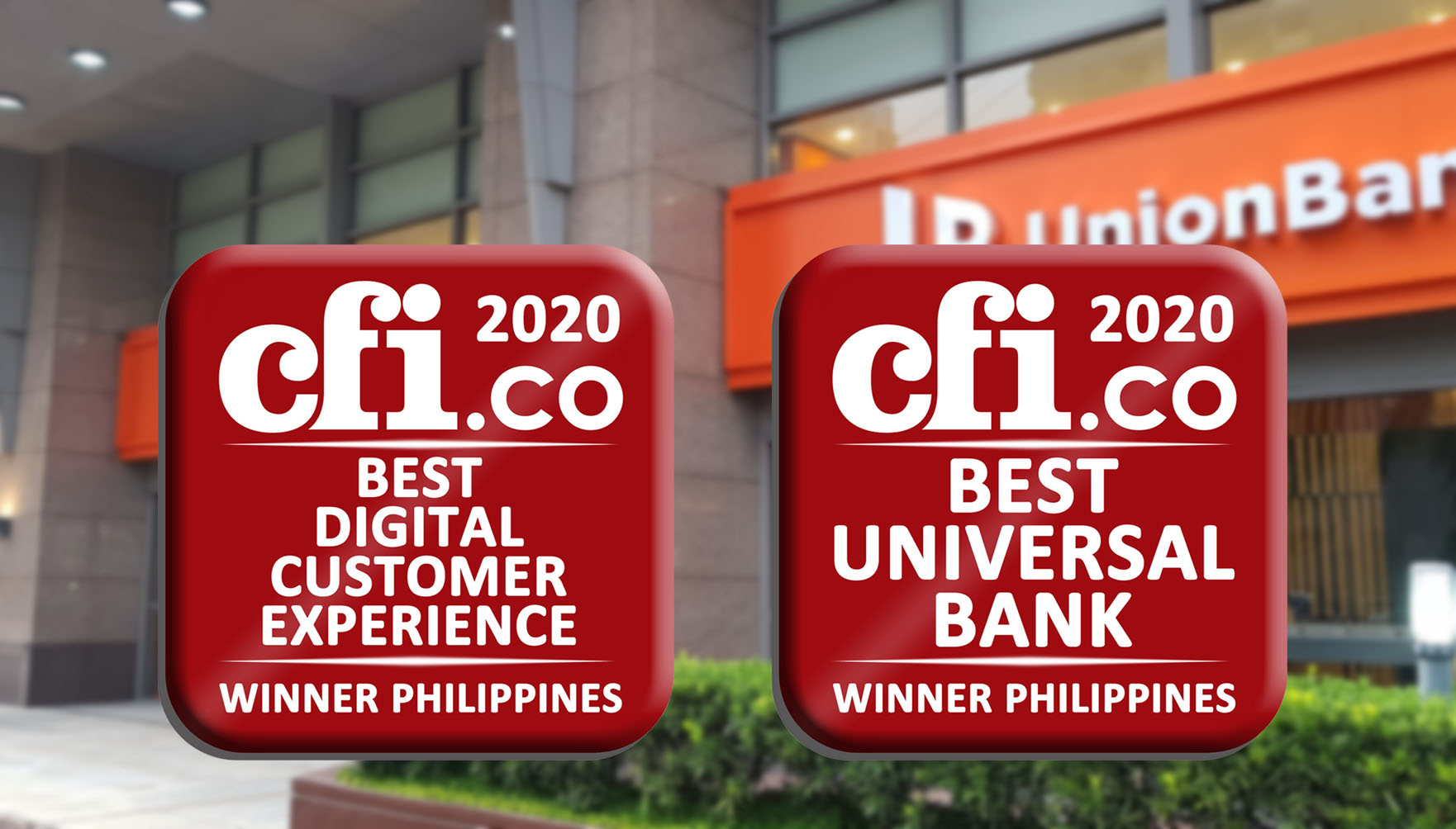 UnionBank wins Best Universal Bank Philippines and  Best Digital Customer Experience Philippines for 2020