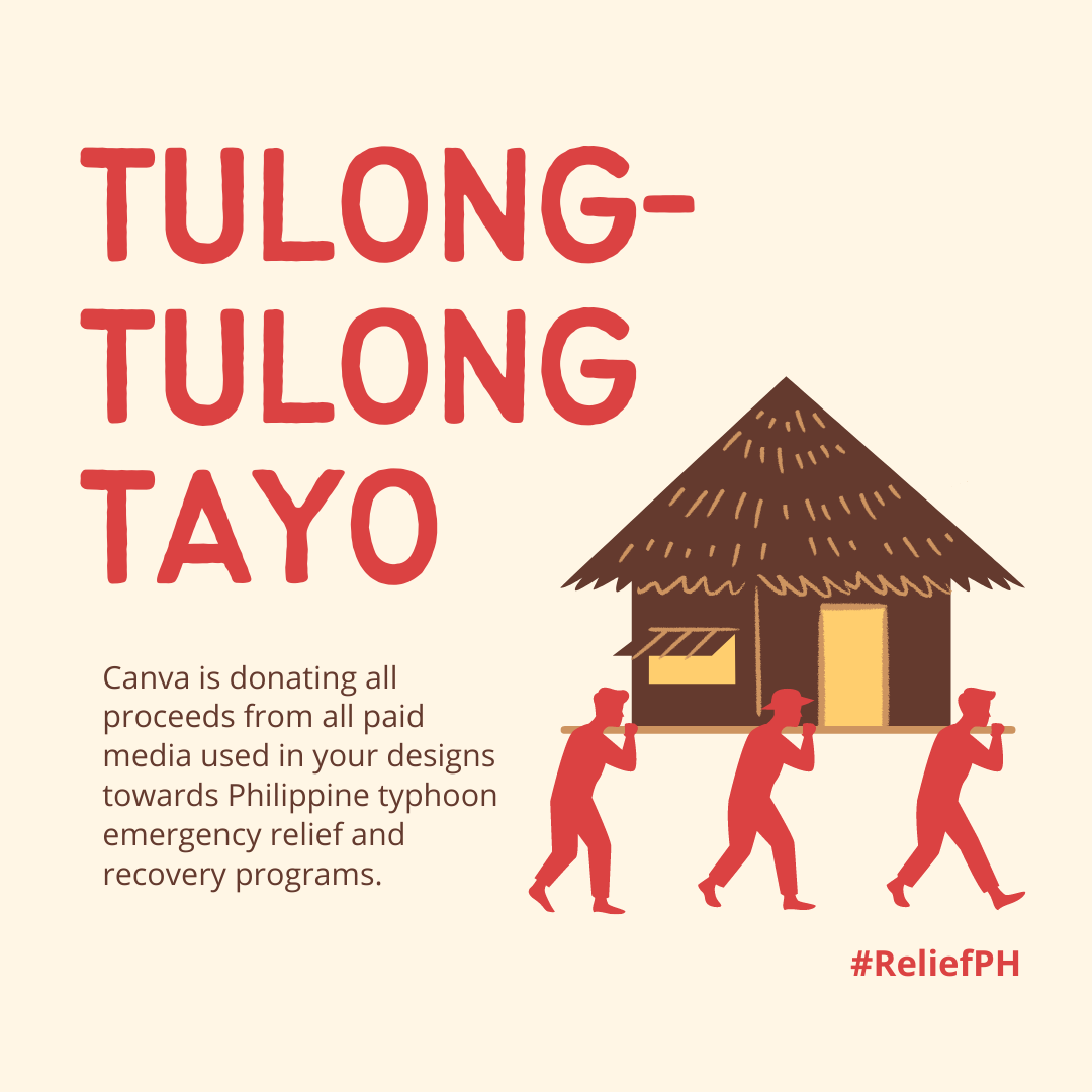 Canva Philippines Donates Proceeds From Paid Images to Aid Typhoon Victims