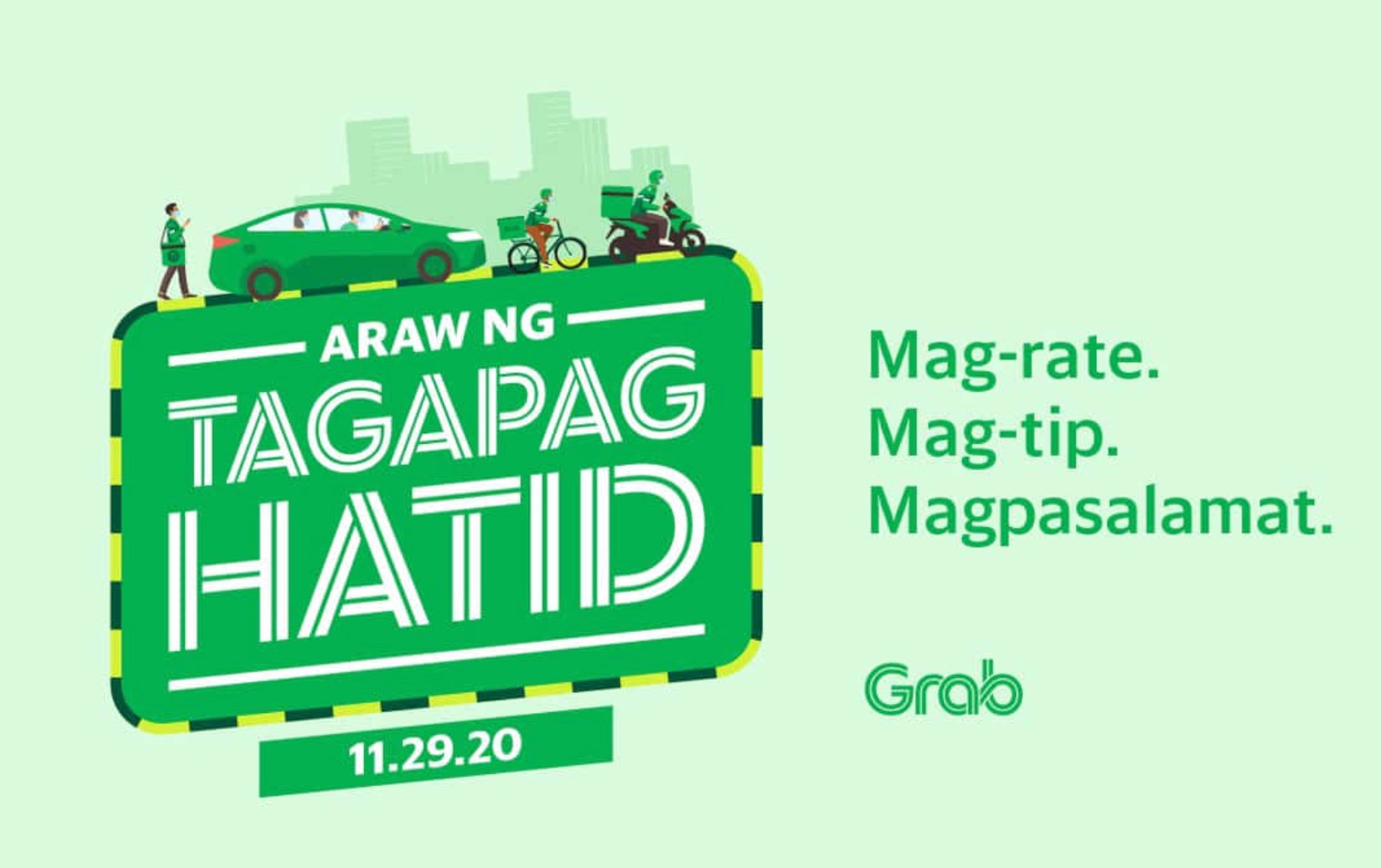 Grab leads community-wide celebration and appreciation for Filipino drivers and delivery riders on Nov 29 through Araw ng Tagapaghatid