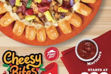 Twist, pull, dip, and pop this Holidays with the all-new Cheesy Bites Dippers from Pizza Hut