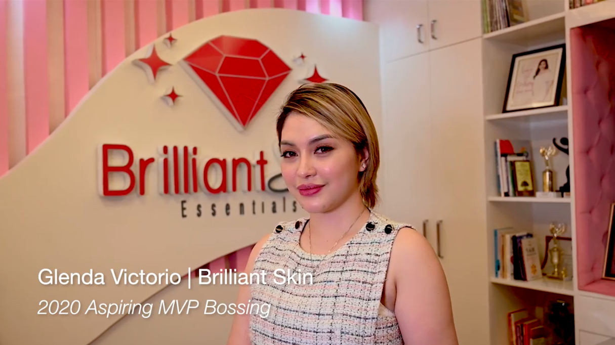 Aspiring MVP Bossing Glenda Victorio of Brilliant Skin Essentials rises from crisis and thrives