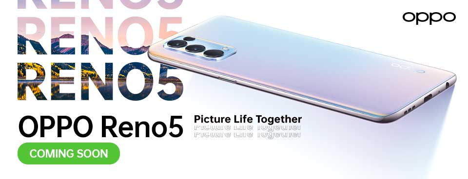 New OPPO Reno5 takes videography to the next level, arriving this February 2021