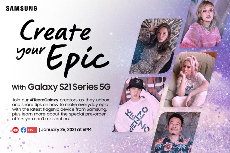 SAMSUNG brings together #TeamGalaxy ambassadors for an EPIC livestream event for Galaxy S21 Series 5G