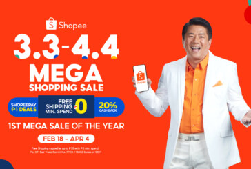 Shopee launches 3.3 – 4.4 Mega Shopping Sale and catch newest brand ambassador Willie Revillame on Shopee’s TV specials
