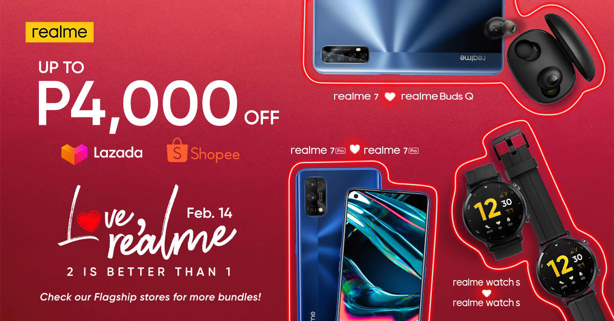 realme loves to love! PHP4,000 discount on best-selling realme devices up this Valentine’s Day