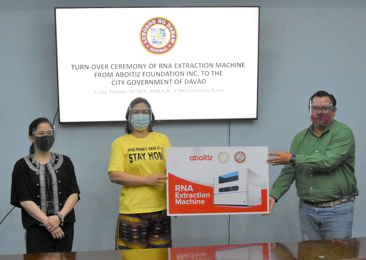 Aboitiz medical equipment donation expands, speeds up Davao COVID-19 testing