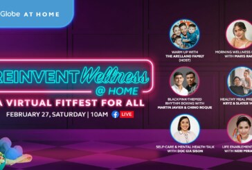 #Reinvent Wellness With Globe At Home Facebook Live event on February 27