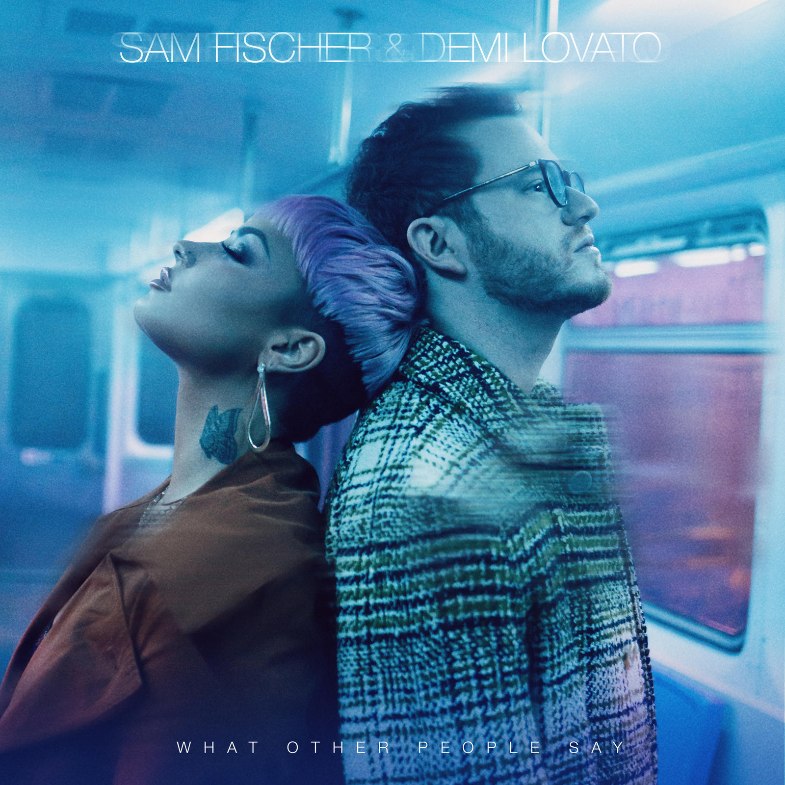 Sam Fischer and Demi Lovato turn emotional on “What Other People Say” music video