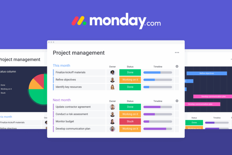 Monday.com the reliable task management software to manage productivity of physically-distanced teams