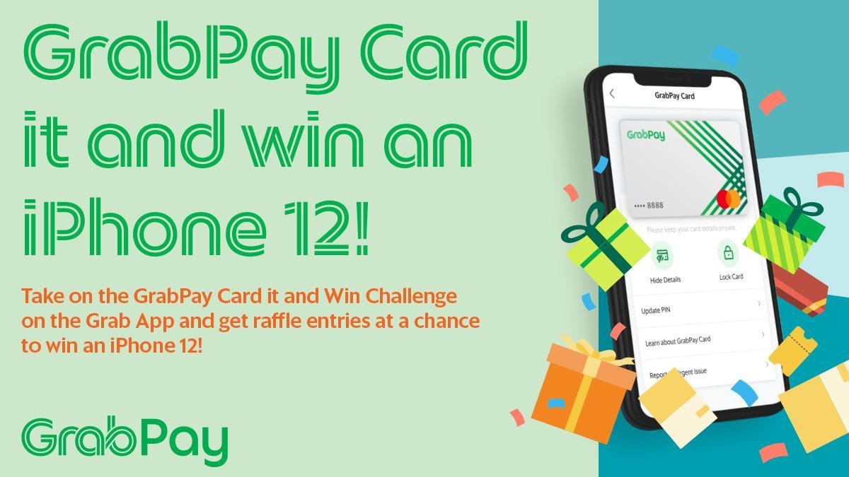 Use your GrabPay Card to get a chance to win an iPhone 12