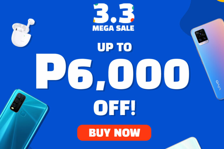 Huge discounts, free shipping, and more vouchers for vivo smartphones at the Shopee 3.3 Mega Sale