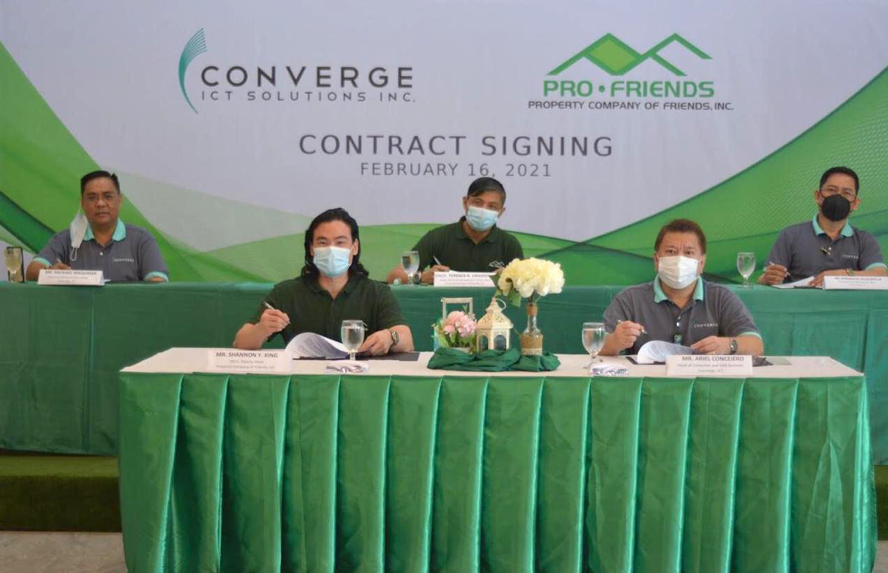 Converge provides broadband service to PRO-FRIENDS’ communities in Cavite