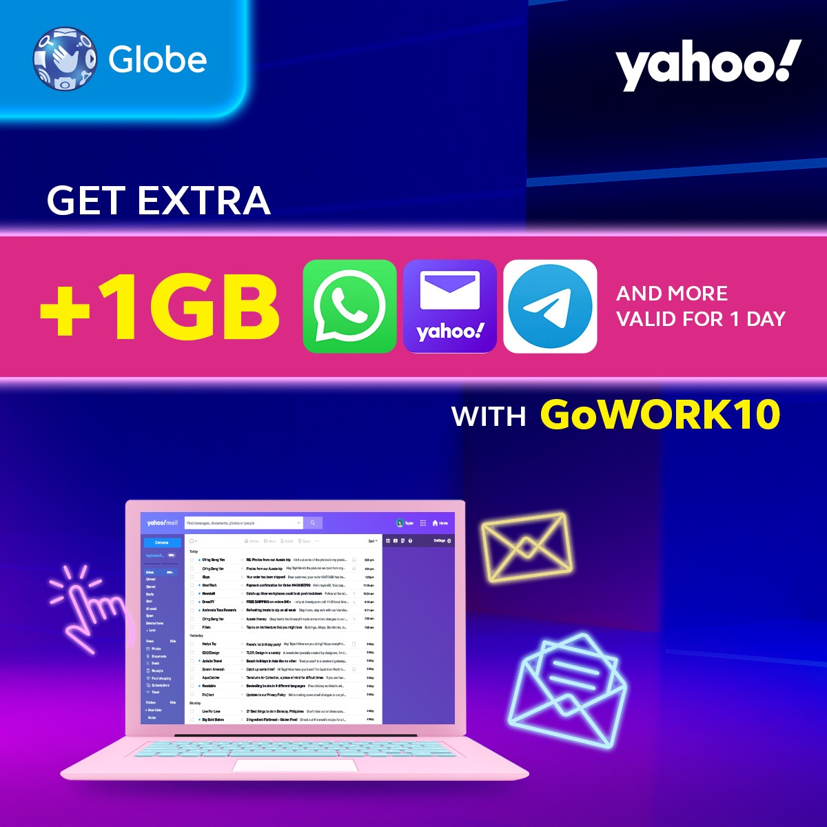 Globe and Yahoo empower Filipinos to do more on the go