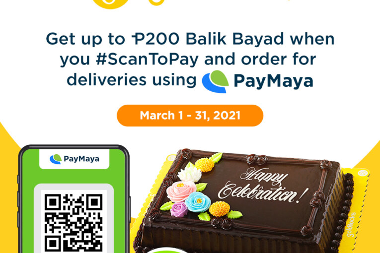 Goldilocks offers as much as P200 cashback exclusively to PayMaya users