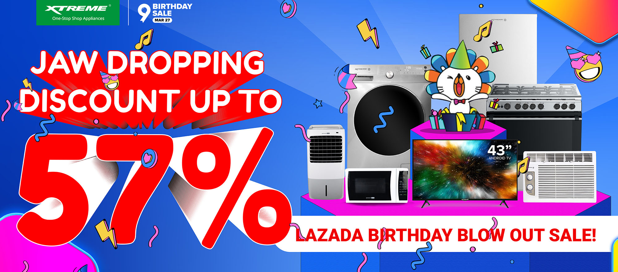XTREME Appliances presents jaw-dropping discounts up to 57% this March 27!