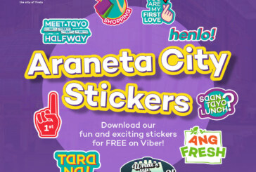 Araneta City spreads good vibes through cool Viber, Instagram stickers