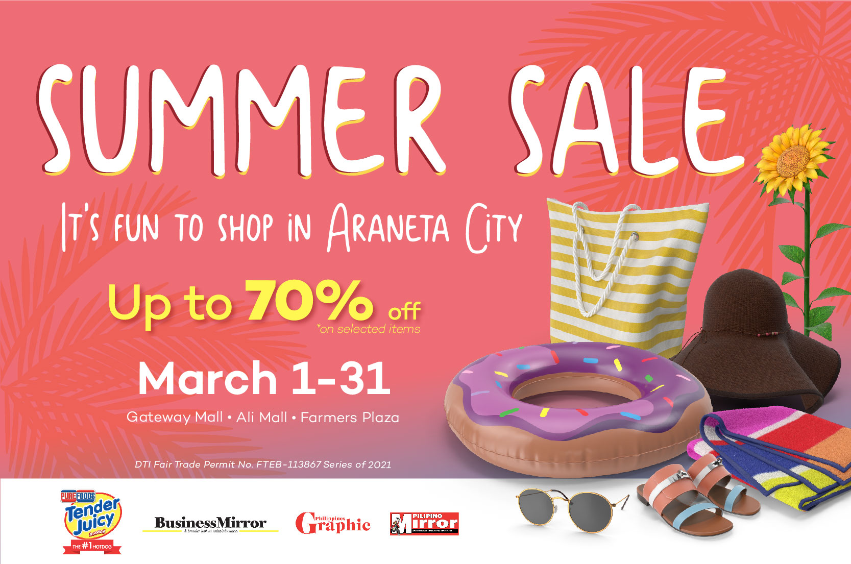 Dive into a fun summer shopping experience in Araneta City