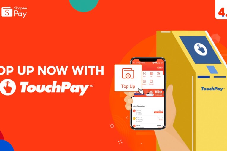 Top Up Your ShopeePay Wallet Anytime at  Over 600 TouchPay Locations Near You