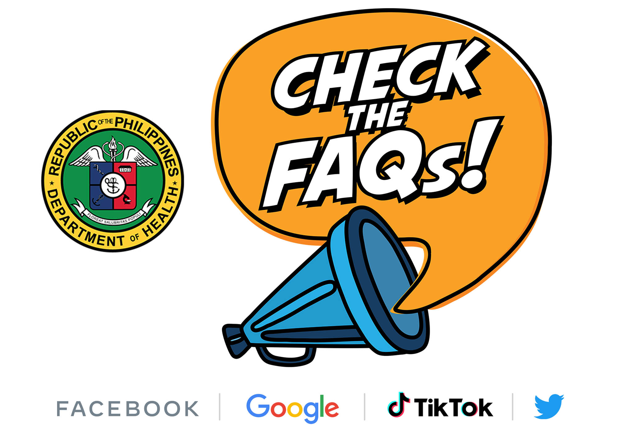 Facebook, Google, TikTok and Twitter support DOH’s #ChecktheFAQs campaign to fight vaccine misinformation