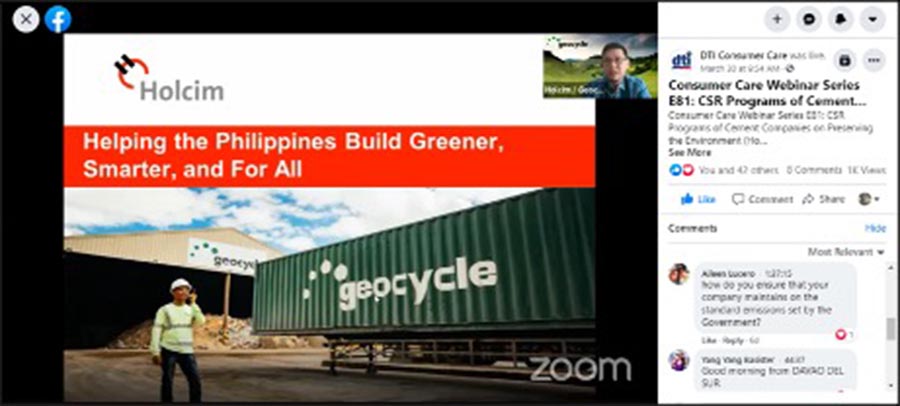 Holcim Philippines shares contributions to environment stewardship in govt, private sector talks