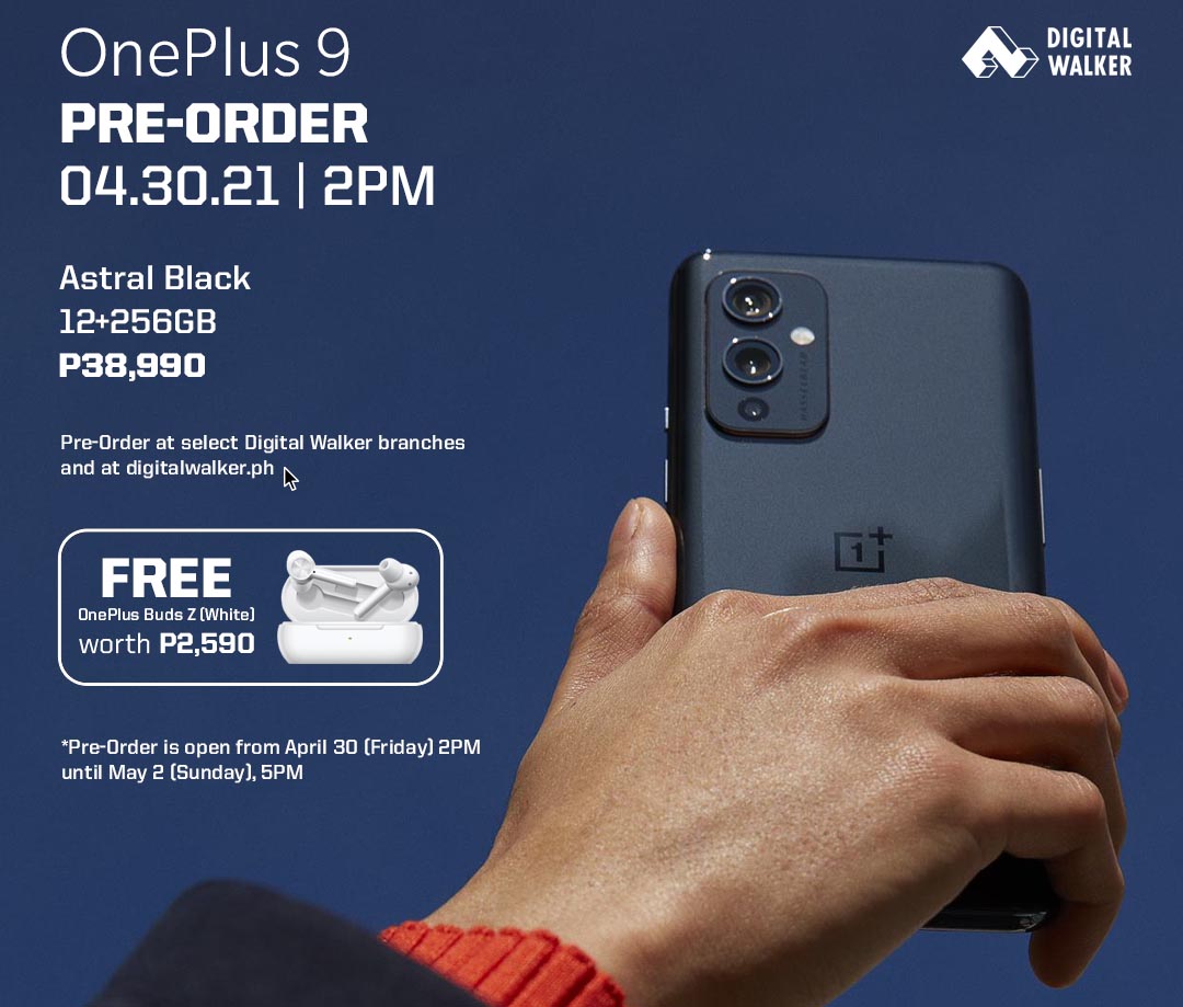 OnePlus 9 will be available at Digital Walker for Pre-order!