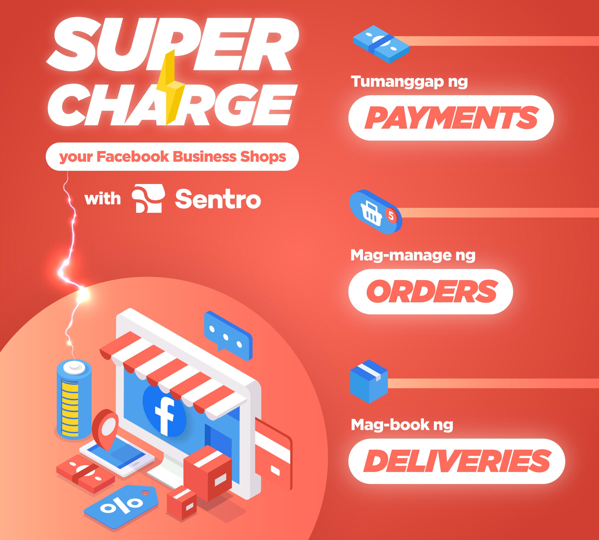 Sentro supercharging Facebook Business Shops in the Philippines