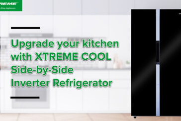 Upgrade your kitchen and keep food fresh with XTREME Cool Side-by-Side Inverter Refrigerator