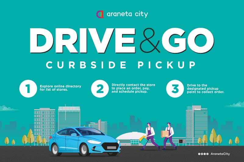 Araneta City offers shopping convenience via Drive & Go curbside pickup