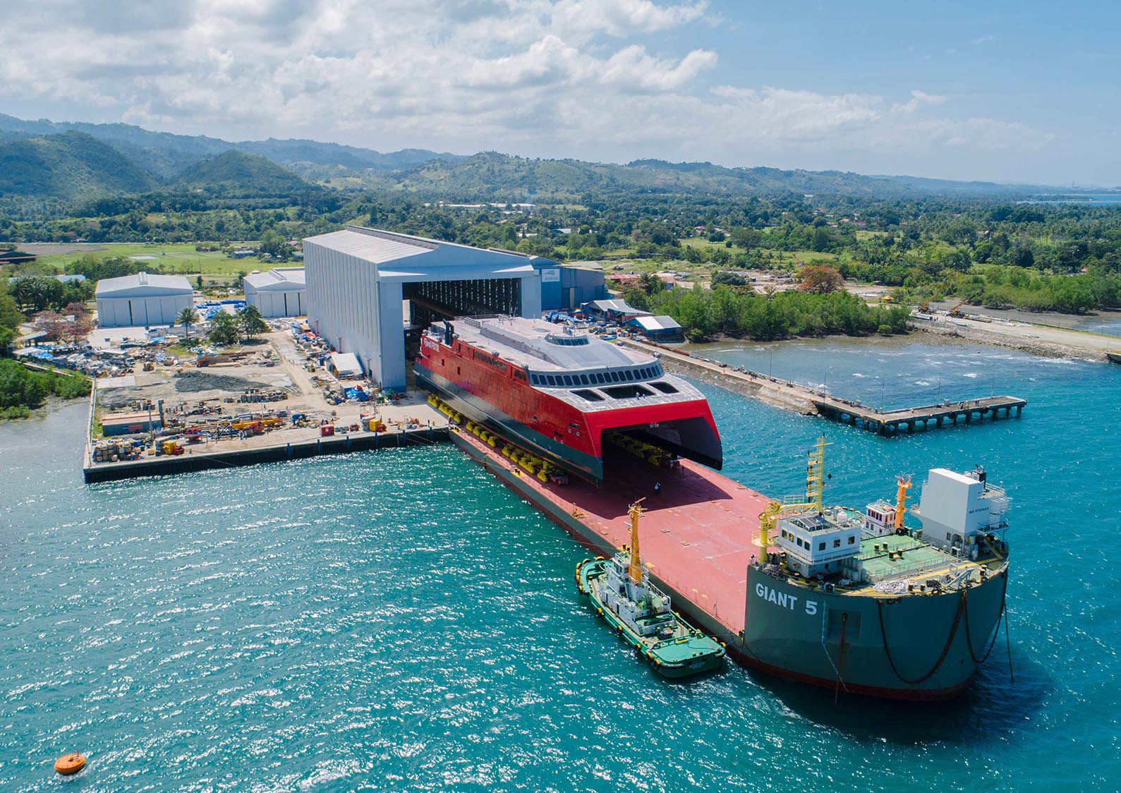 Aboitiz Construction takes part in the delivery of the largest high-speed ferry in PH