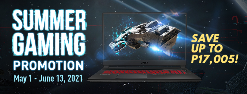 MSI reveals hottest deals and promos on select gaming laptops this summer