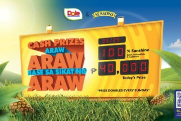 Dole launches the country’s first sun-powered promo with a grand cash prize of PHP1-million