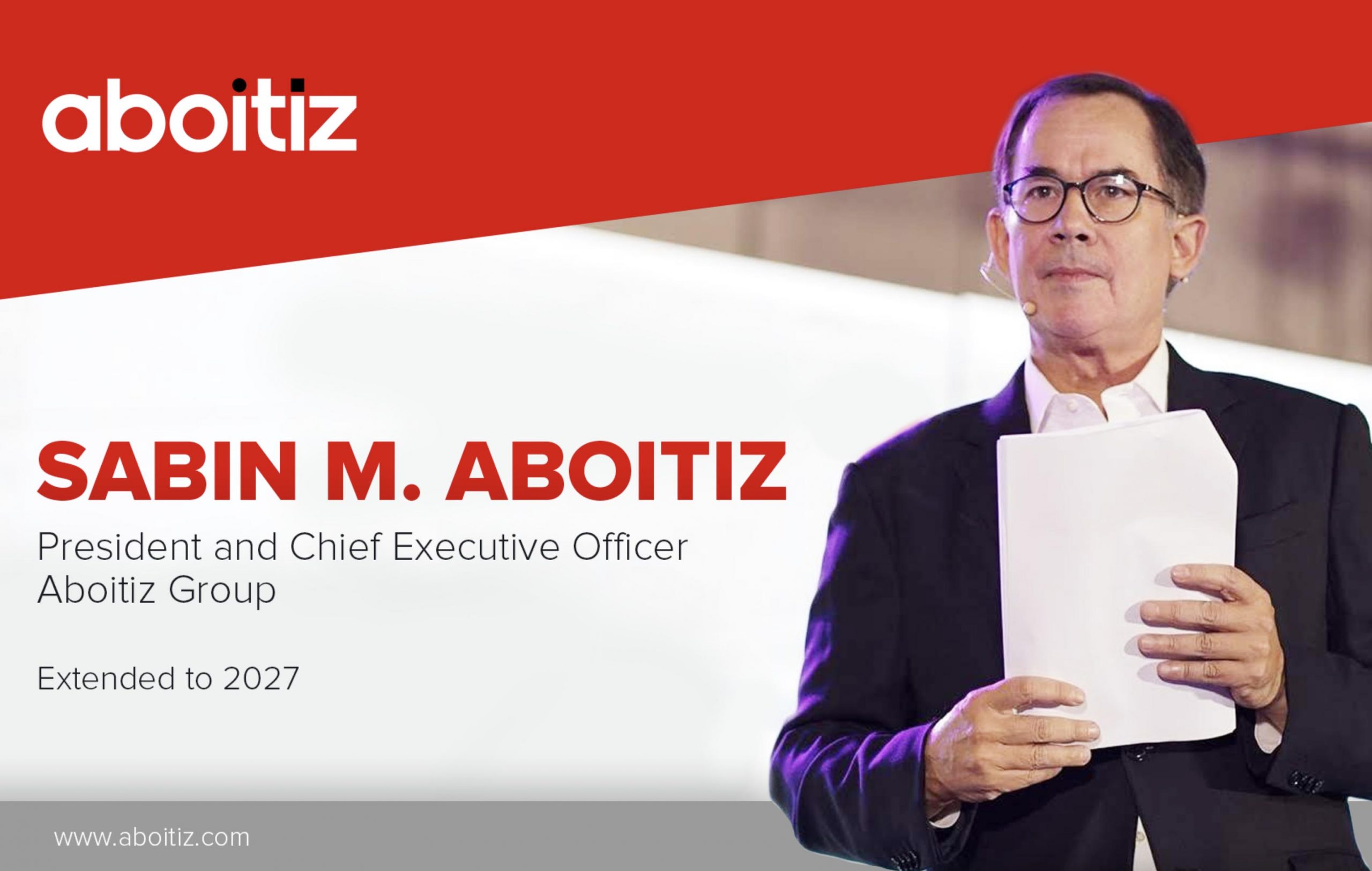 Aboitiz Board Extends Group CEO Term To December 2027