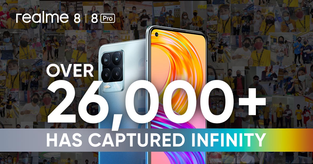 realme PH achieves record-breaking first-day sales for  8 series; over 26,000 Filipinos ‘capture infinity’