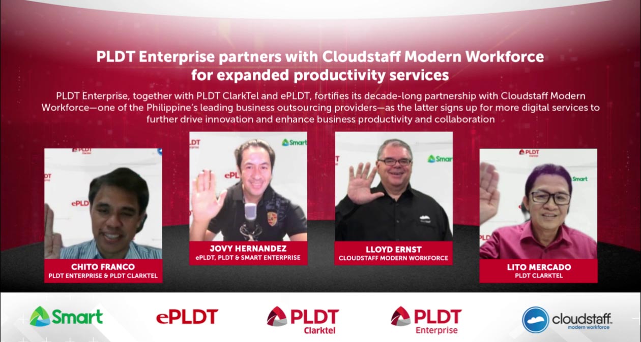 PLDT Enterprise, Cloudstaff cement decade-long partnership with expanded productivity services